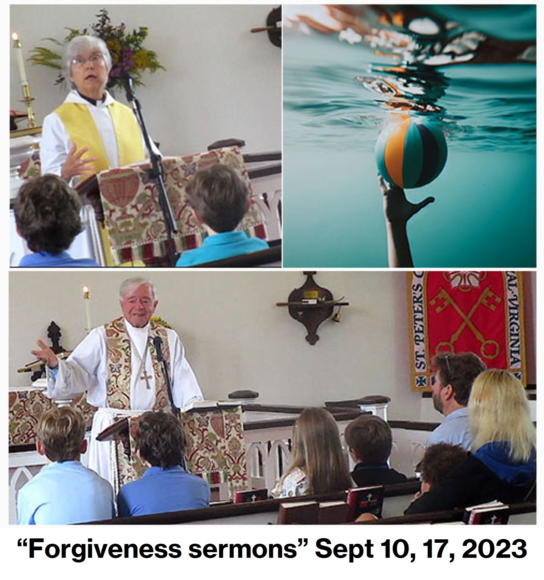 9-10 and 09-17 Forgiveness sermons from Tom and Catherine
